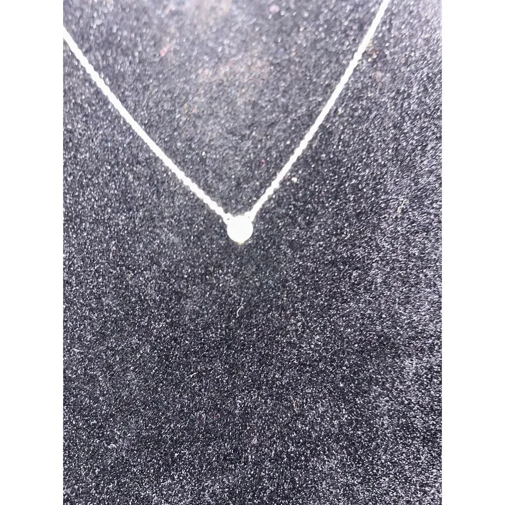 Sterling Silver Turquoise Pendant Necklace 18